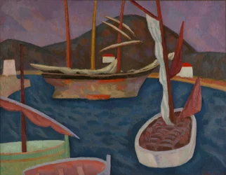 Boten in een haven